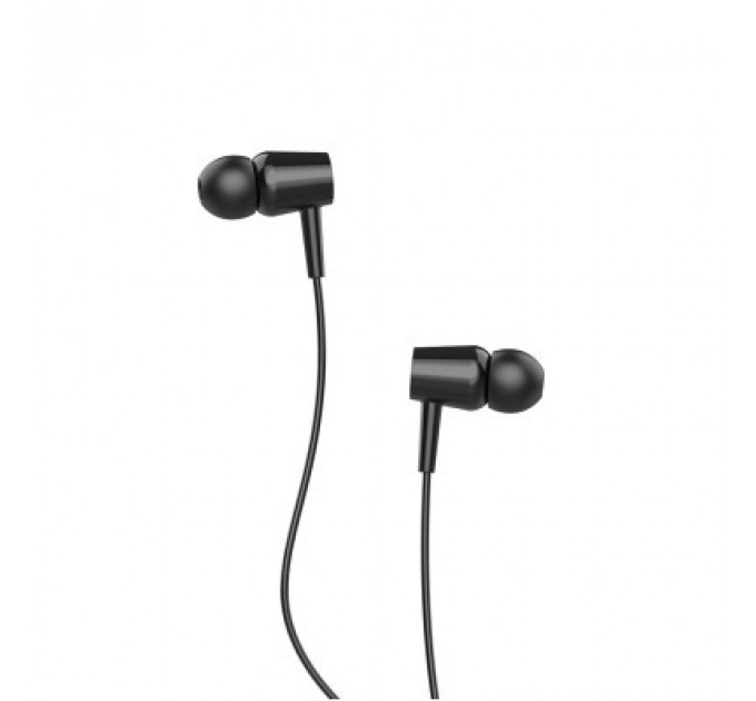 Навушники Denmen HF DR02 3.5mm 1.2 м Black (DE-DR02-BK)