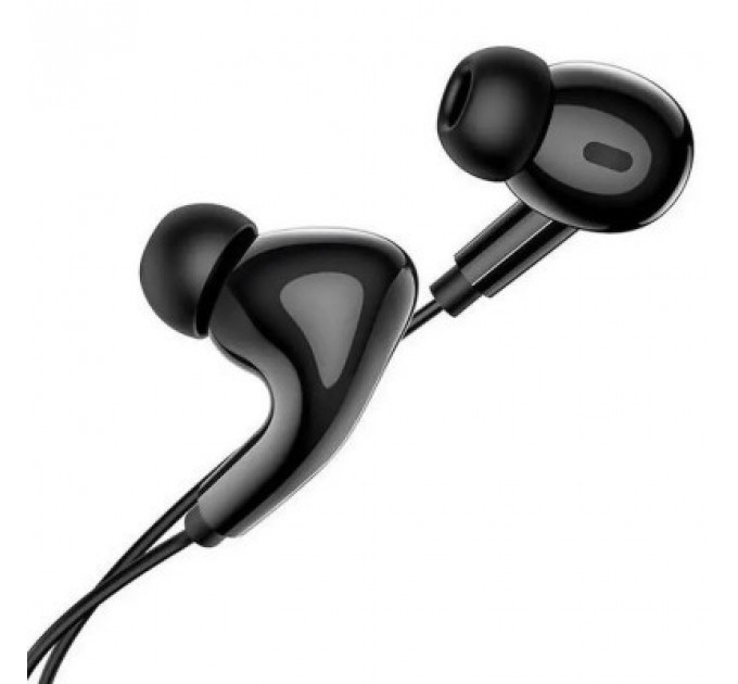 Навушники Denmen HF DR06 3.5mm 1.2 м Black (DE-DR06-BK)