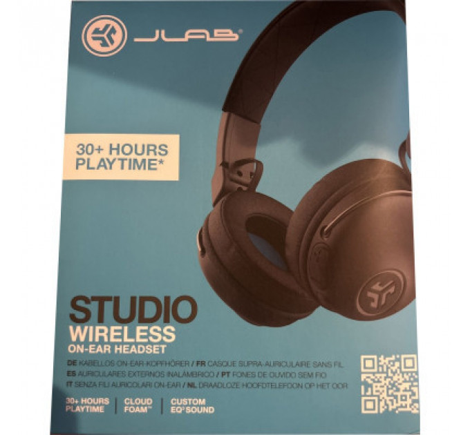 Навушники Jlab Studio Wireless Black (IEUHBASTUDIORBLK4)