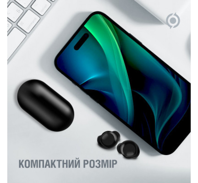 Навушники Piko TWS-MusicBox Black (1283126583414)