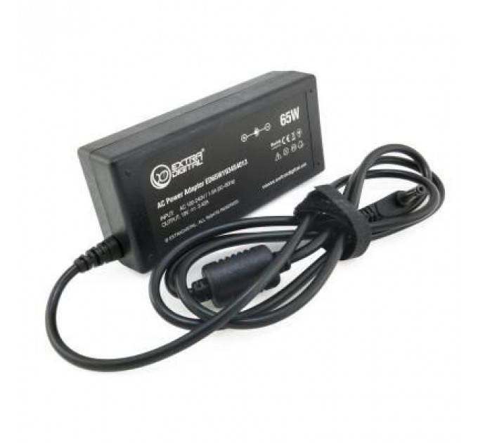 Блок живлення до ноутбуку Extradigital Asus 19V, 3.42A, 65W (4.0x1.35) (PSA3821)