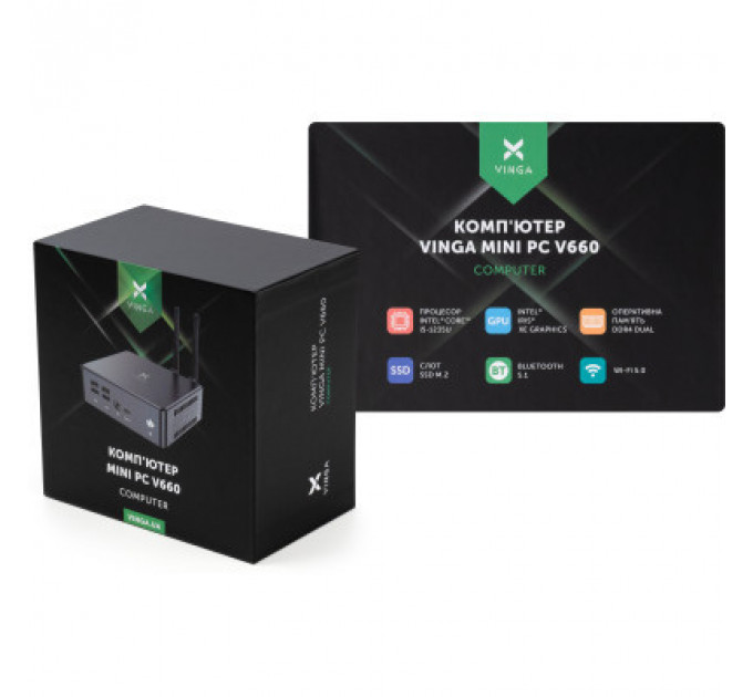 Комп'ютер Vinga Mini PC V660 (V6601235U.32512W1H)