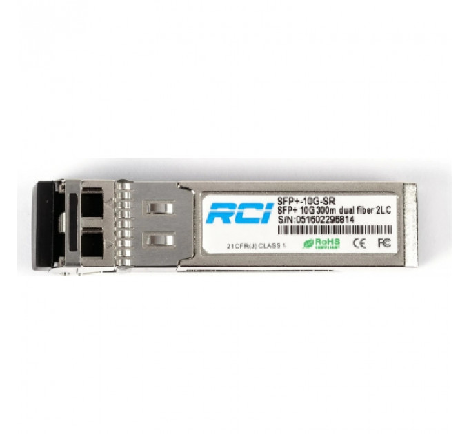 Модуль SFP RCI 10Gbps, 300m, 2LC, Tx850nm (SFP+-10G-SR)