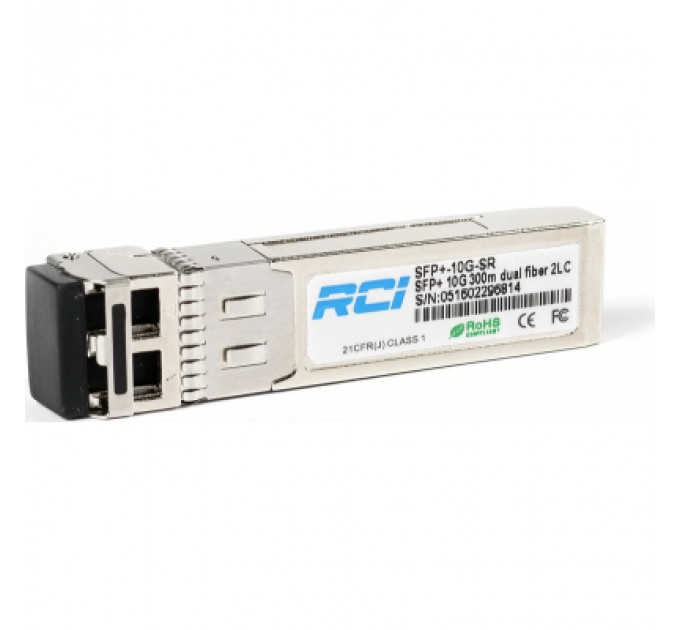 Модуль SFP RCI 10Gbps, 300m, 2LC, Tx850nm (SFP+-10G-SR)