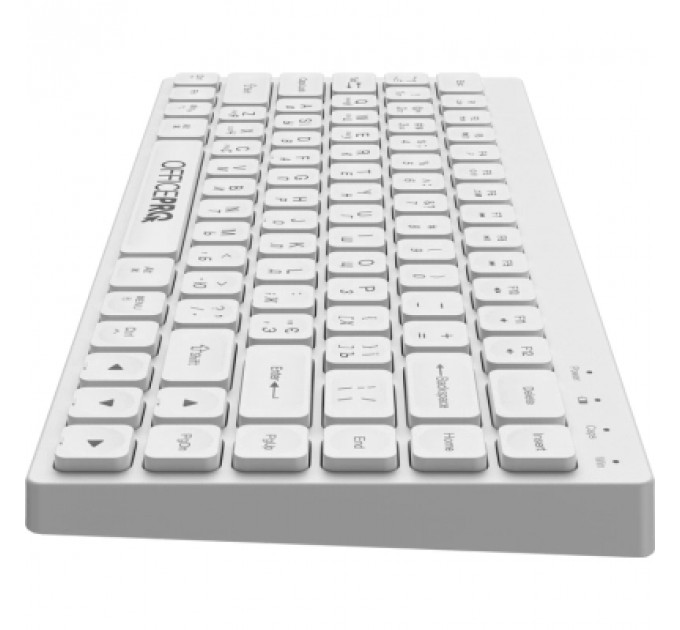 Клавіатура OfficePro SK955W Wireless/Bluetooth White (SK955W)