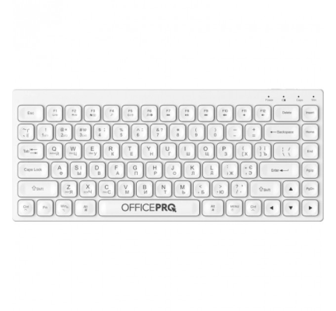 Клавіатура OfficePro SK955W Wireless/Bluetooth White (SK955W)
