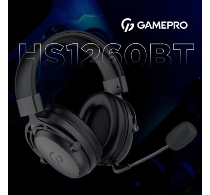 Навушники GamePro HS1260BT Black (HS1260BT)