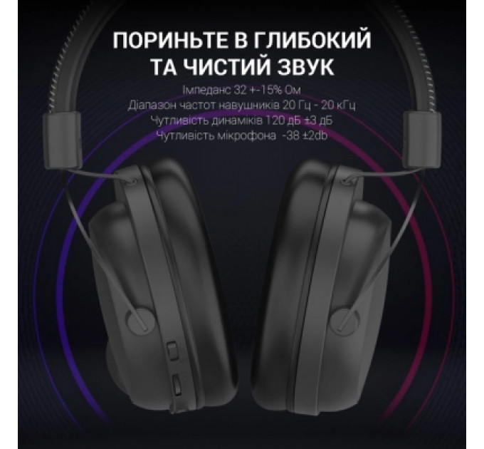 Навушники GamePro HS1260BT Black (HS1260BT)