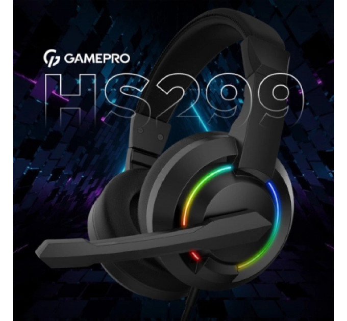 Навушники GamePro HS299 RGB Black (HS299)