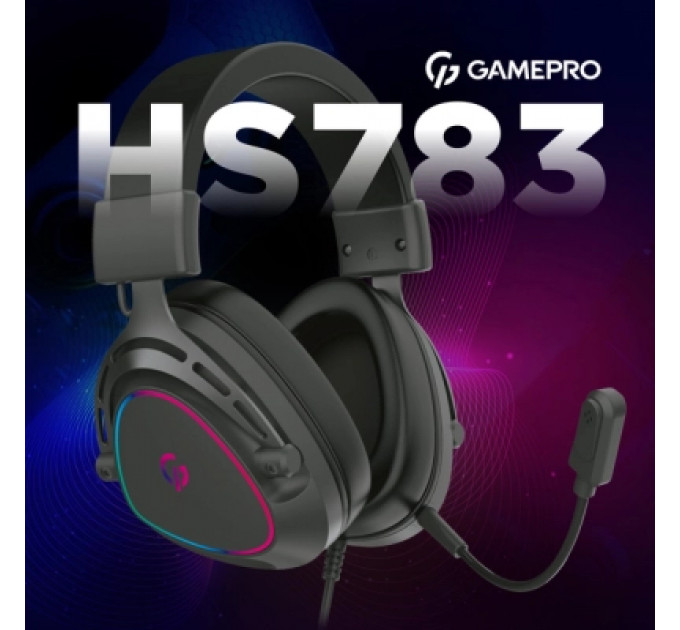 Навушники GamePro HS783 RGB Black (HS783)