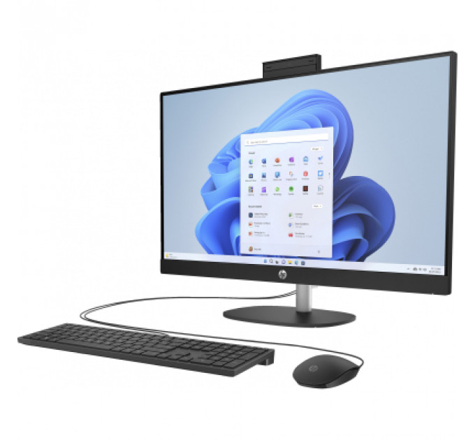 Комп'ютер HP 27-cr0040ua AiO / Ryzen5 7520U, 16, 512, WiFi, Cam, K&M (A1QY2EA)