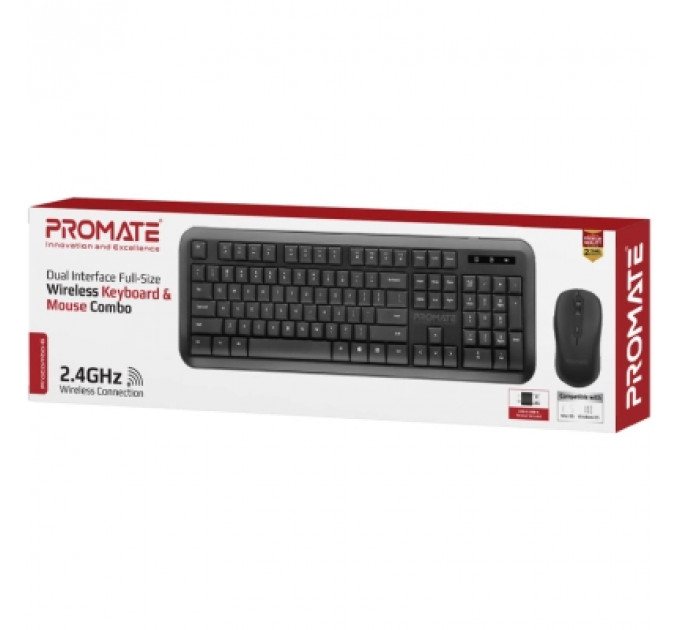 Комплект Promate ProCombo-6 Wireless Black (procombo-6)