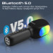 Мікрофон Promate VocalMic Bluetooth 2 x AUX LED Black (vocalmic.black)
