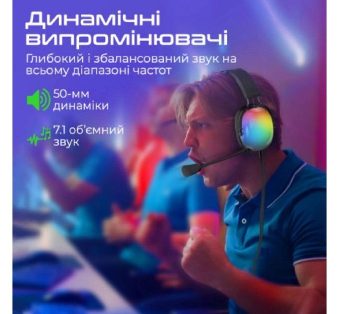 Навушники Vertux Sirius 7.1 USB Black (sirius.black)