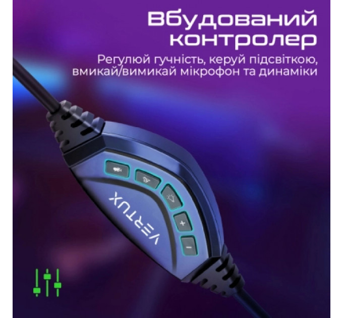 Навушники Vertux Sirius 7.1 USB Black (sirius.black)