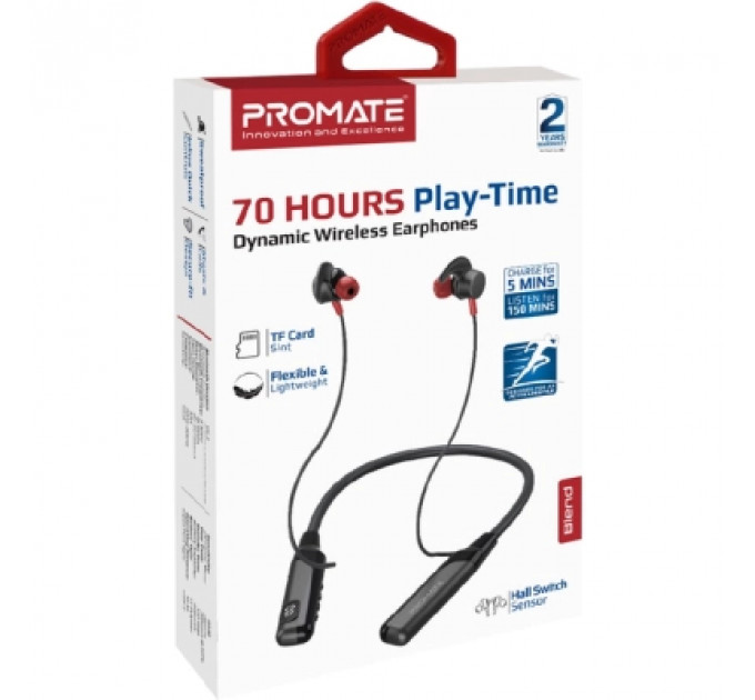 Навушники Promate Blend Black (blend.black)