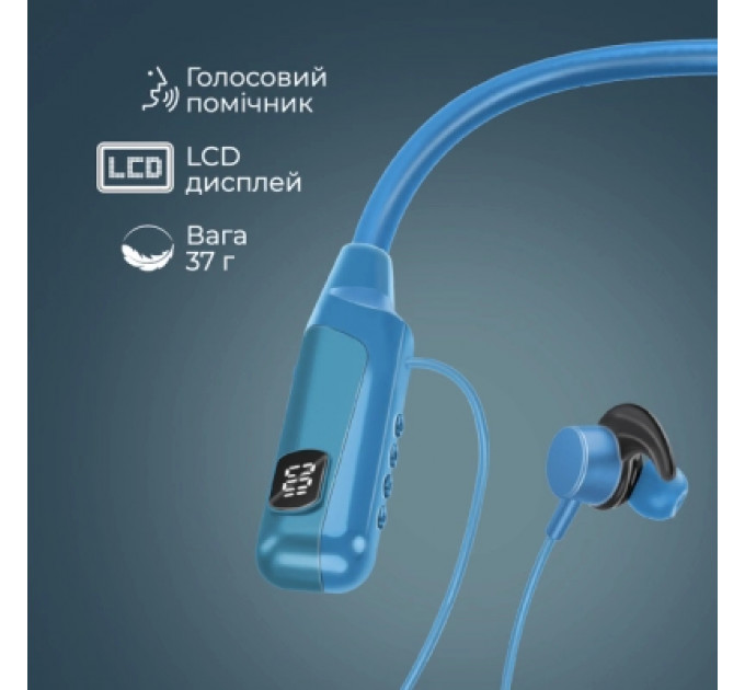 Навушники Promate Blend Blue (blend.blue)