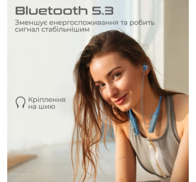 Навушники Promate Blend Blue (blend.blue)