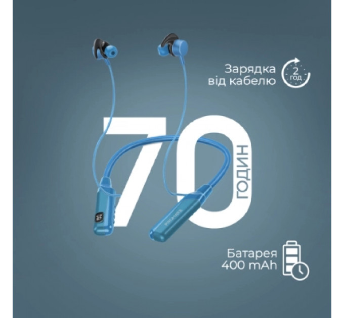 Навушники Promate Blend Blue (blend.blue)