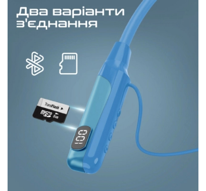 Навушники Promate Blend Blue (blend.blue)