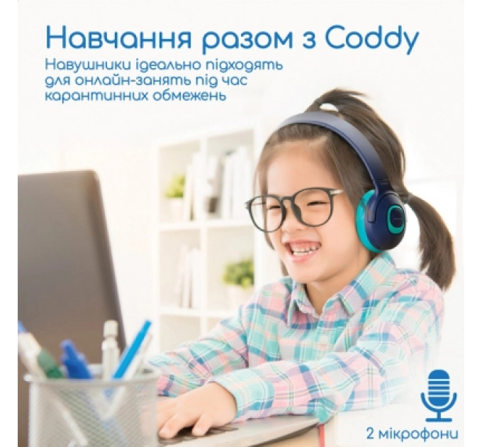 Навушники Promate Coddy Aqua (coddy.aqua)