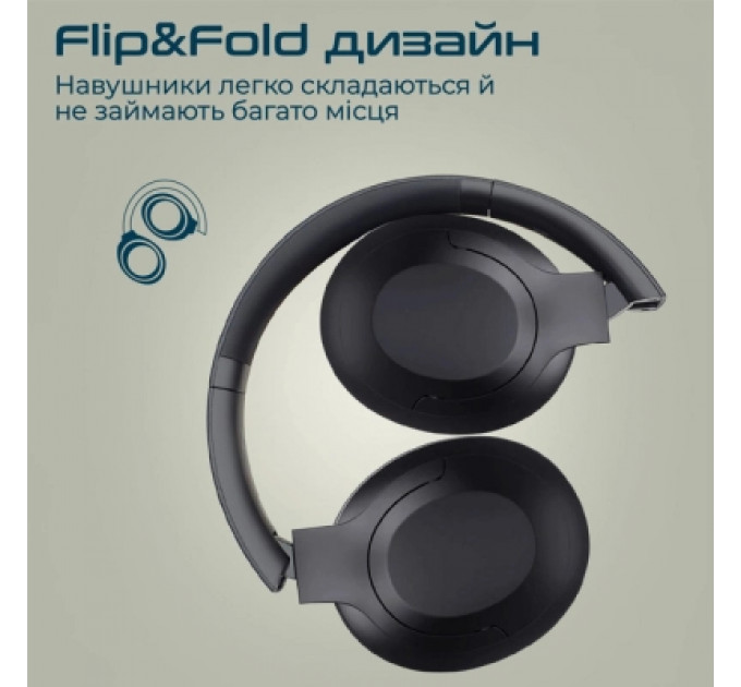 Навушники Promate Concord ANC Black (concord.black)