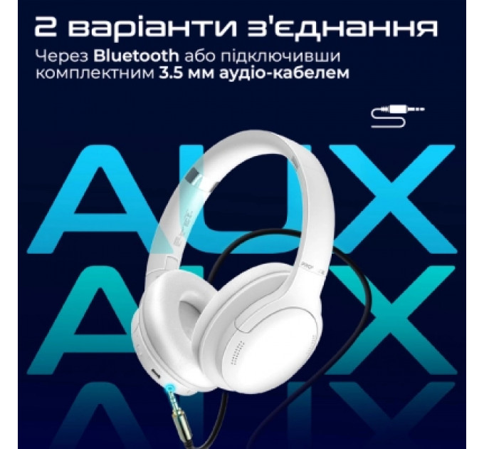 Навушники Promate LaBoca-Pro White (laboca-pro.white)