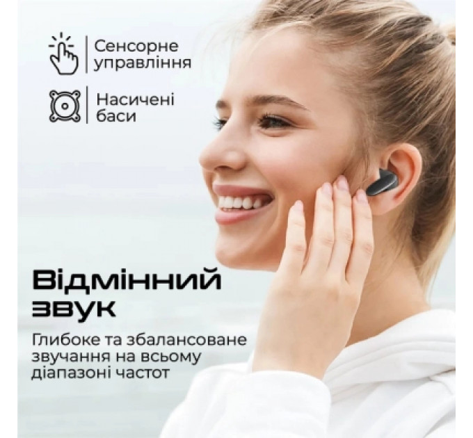 Навушники Promate Lush Black (lush.black)