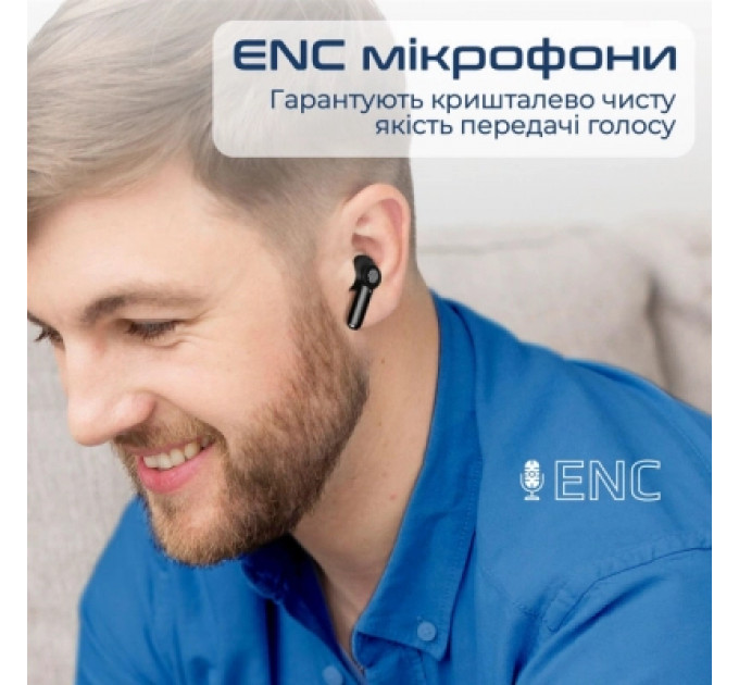 Навушники Promate ProPods Black (propods.black)