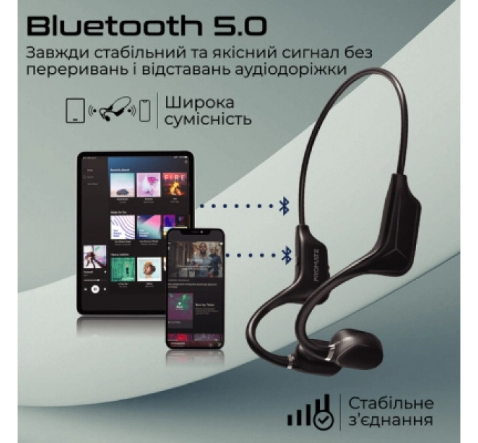 Навушники Promate Ripple Black (ripple.black)