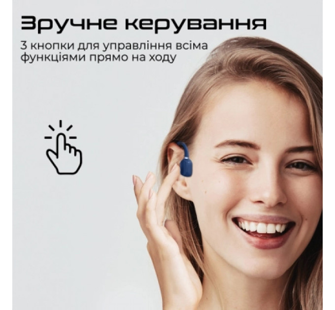 Навушники Promate Ripple Blue (ripple.blue)