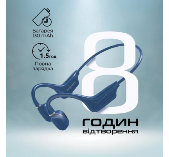 Навушники Promate Ripple Blue (ripple.blue)