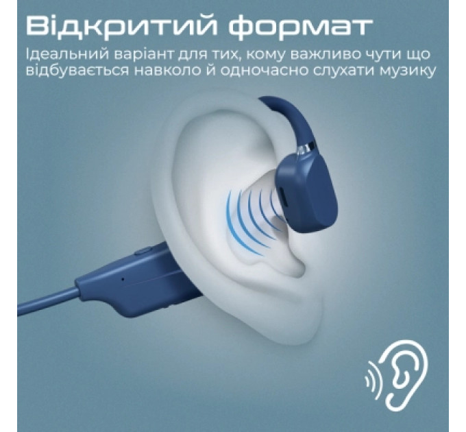 Навушники Promate Ripple Blue (ripple.blue)