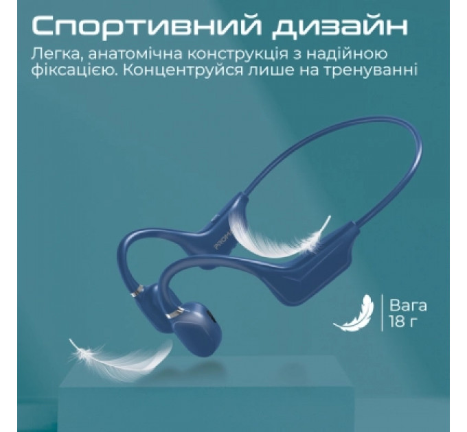 Навушники Promate Ripple Blue (ripple.blue)