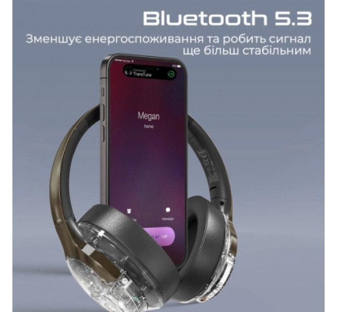 Навушники Promate TransTune Gun Metal (transtune.gunmetal)