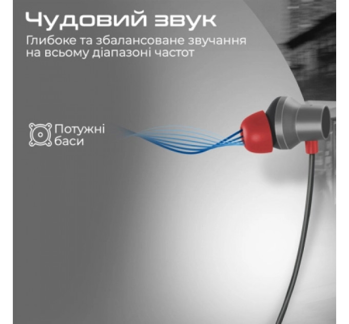 Навушники Promate ANC Velcon Black (velcon.black)