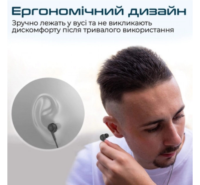 Навушники Promate Duet Black (duet.black)
