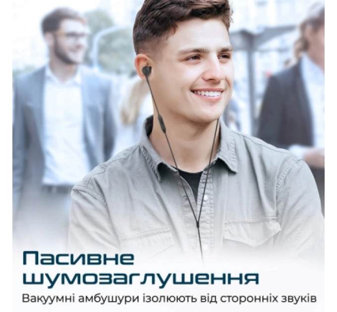 Навушники Promate Duet Black (duet.black)