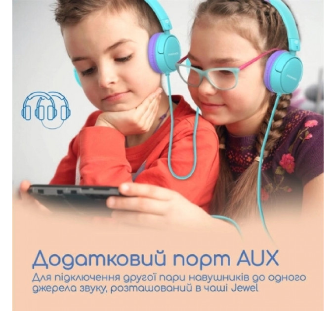 Навушники Promate Jewel Aqua (jewel.aqua)