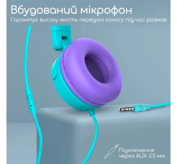 Навушники Promate Jewel Aqua (jewel.aqua)
