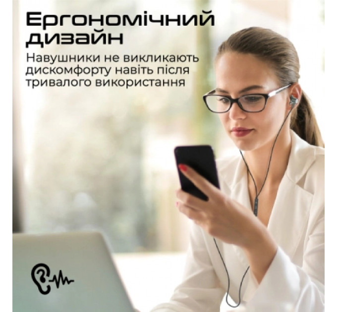 Навушники Promate Silken-C Grey (silken-c.grey)