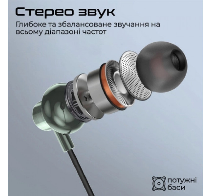 Навушники Promate Silken-C Grey (silken-c.grey)
