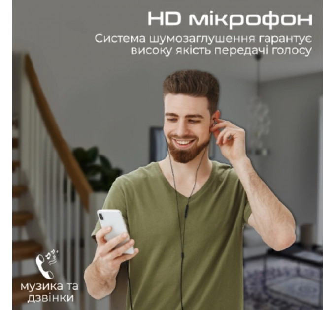 Навушники Promate Vibe-LT Black (vibe-lt.black)