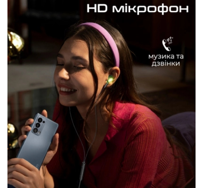 Навушники Promate LumiBuds-C Black (lumibuds-c.black)