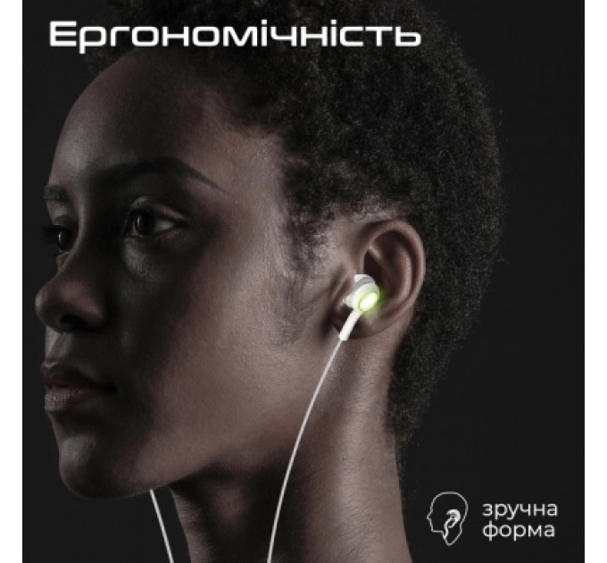 Навушники Promate LumiBuds-C Silver (lumibuds-c.silver)