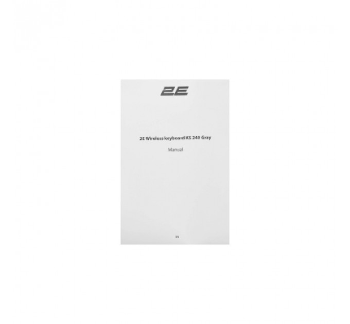 Клавіатура 2E KS240 Wireless USB/Bluetooth UA Grey (2E-KS240WG_UA)