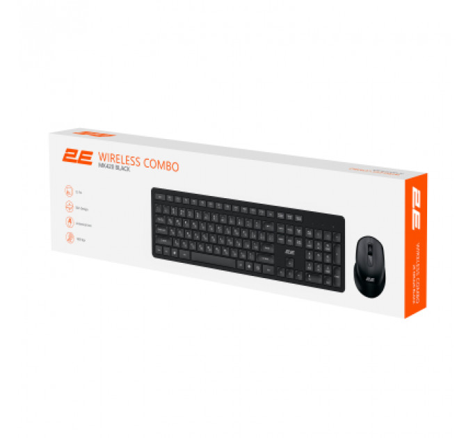 Комплект 2E MK420 Wireless UA Black (2E-MK420WB_UA)