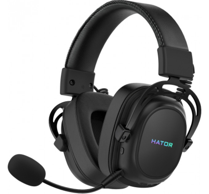 Навушники Hator Hypergang 2 Wireless Tri-Mode Black (HTA-950)