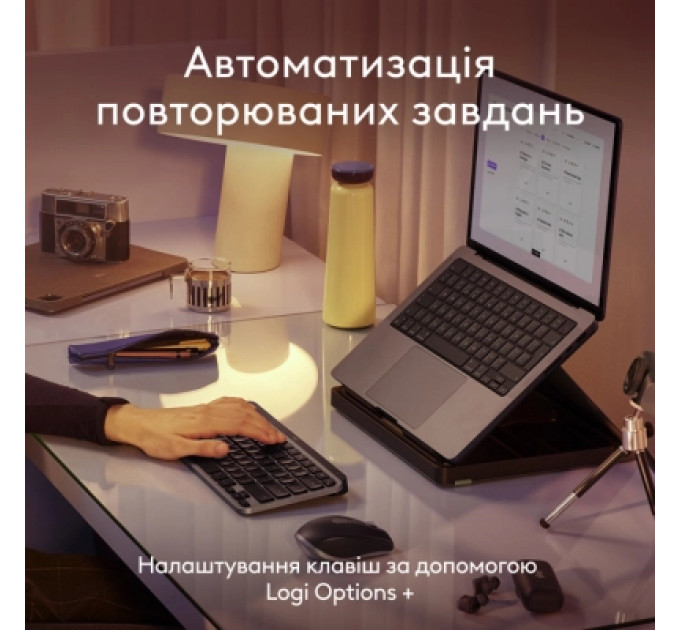 Клавіатура Logitech MX Keys Mini для MAC Wireless UA Space Grey (920-012652)