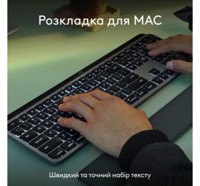 Комплект Logitech MX Keys S Combo для MAC Bluetooth/Wireles UA Space Grey (920-012845)